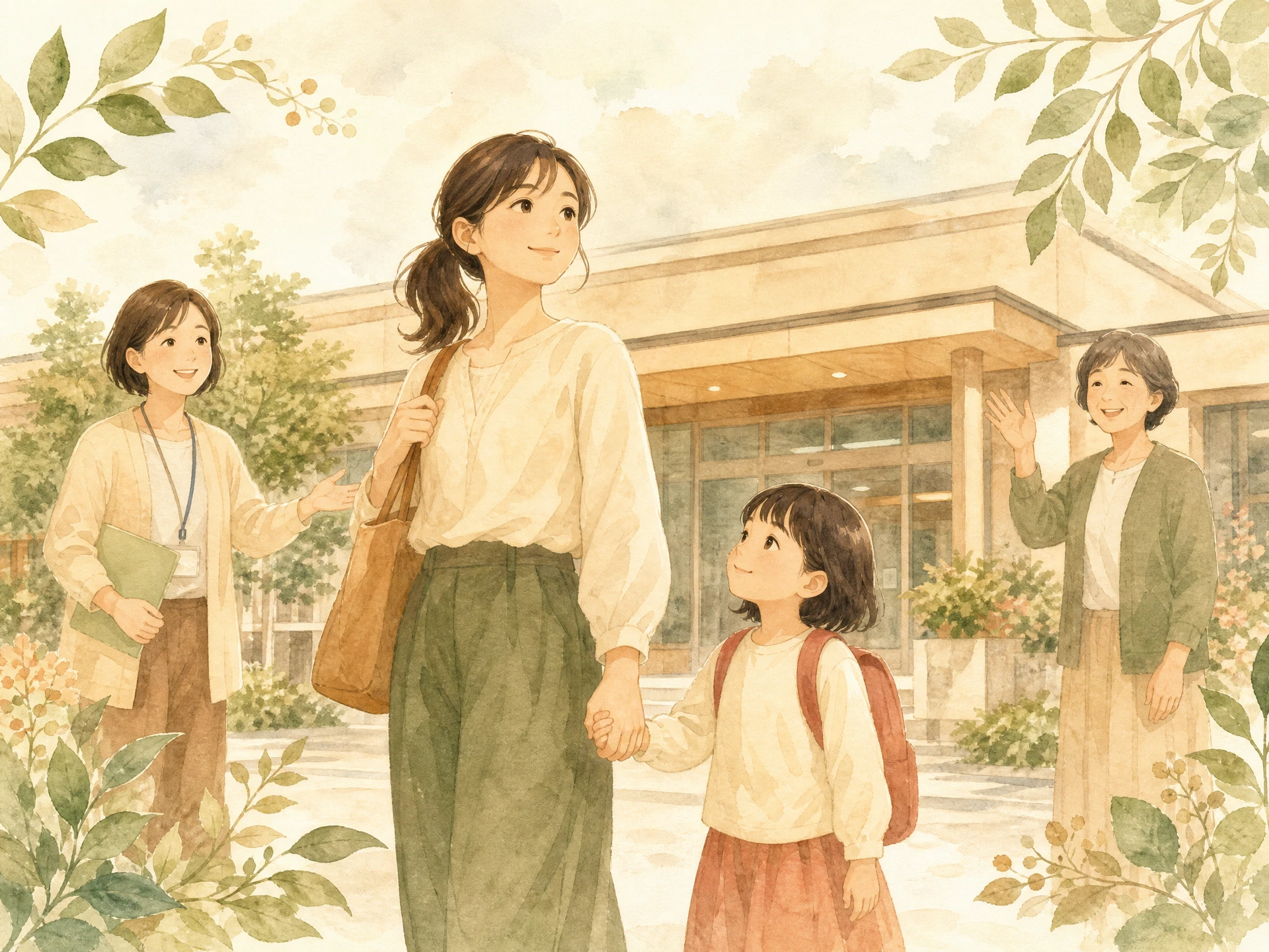 実家に頼れない・孤立しているシングルマザーへのイメージイラスト