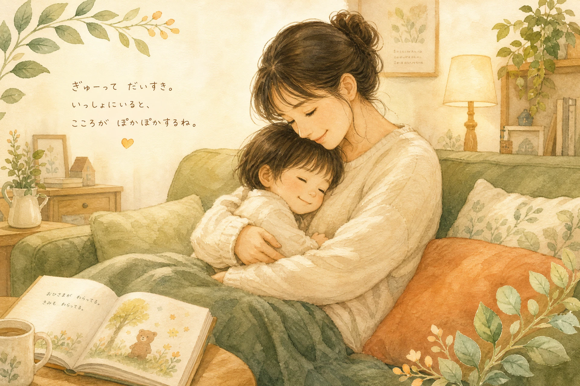 子どもへの離婚の伝え方・心のケアのイメージイラスト